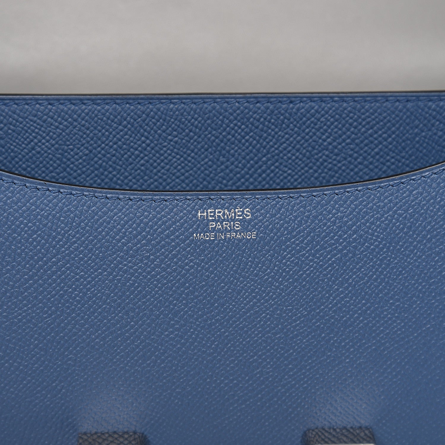 Hermes Epsom Constance Verso 24 Bleu Agate Gris Mouette 5 of 10