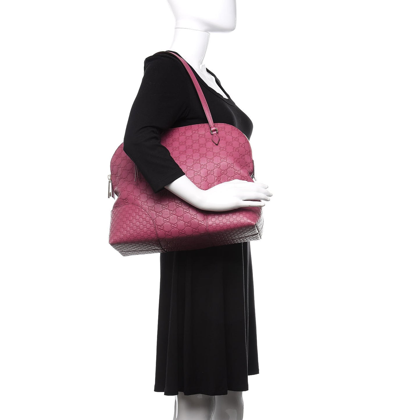 Guccissima Signature Medium Bree Shoulder Bag Peonia Flower