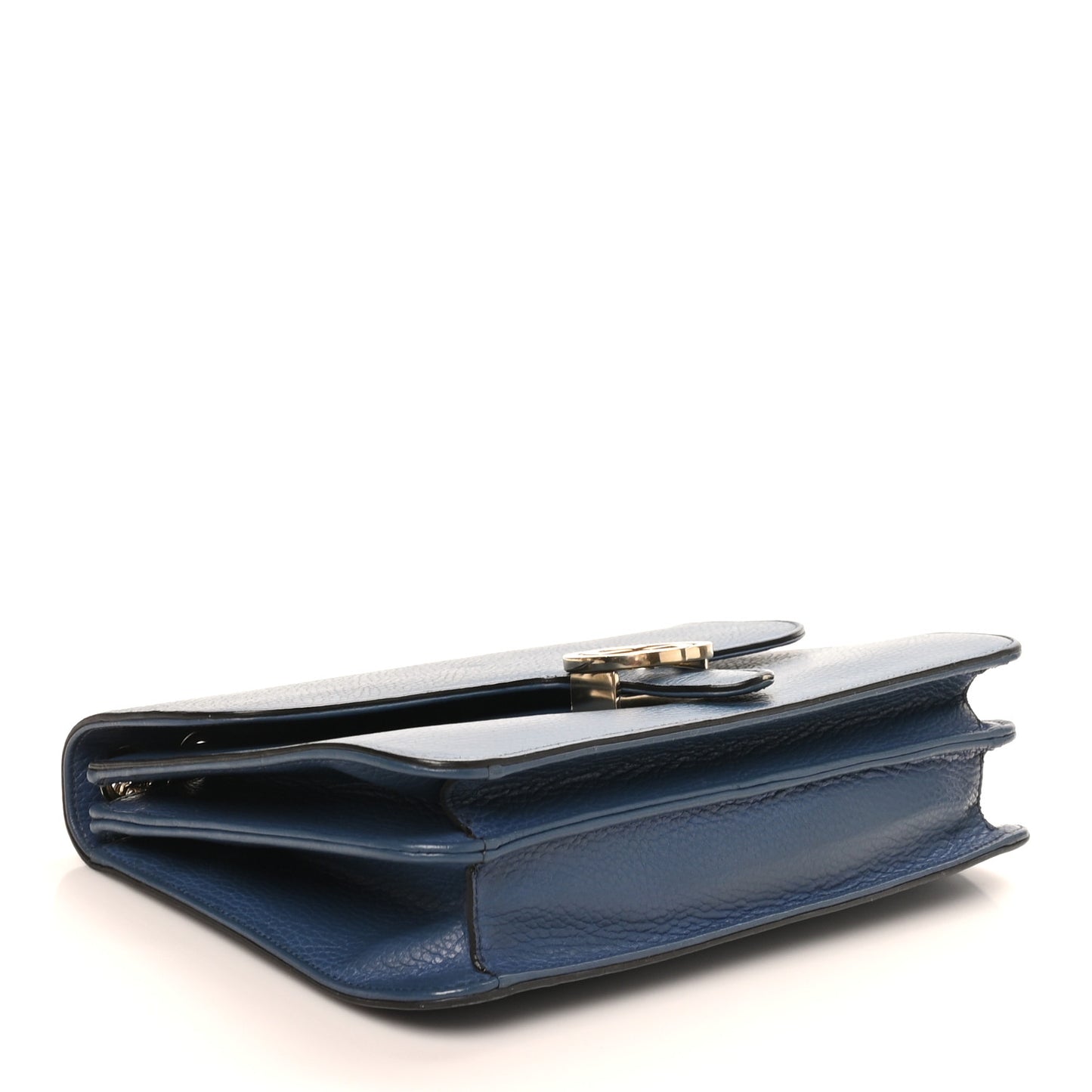 Dollar Calfskin Small Interlocking G Shoulder Bag   Caspian