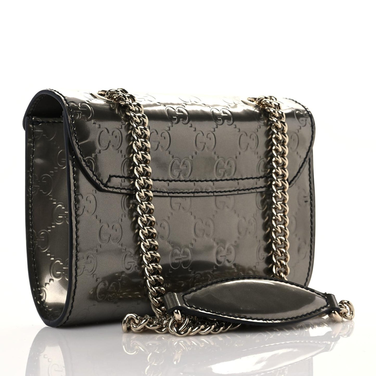Shine Guccissima Mini Emily Chain Shoulder Bag Sasso