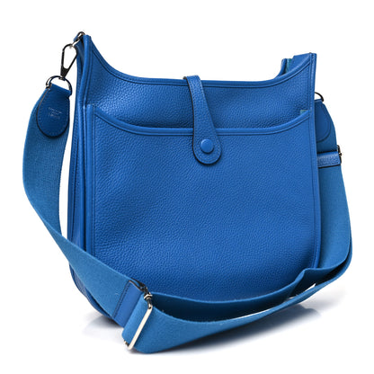 Hermes Taurillon Clemence EVELYNE III PM Mykonos 3 of 11
