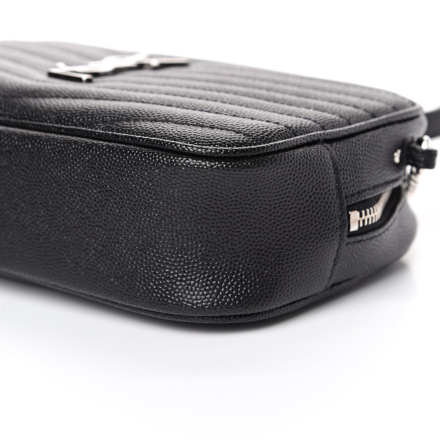 Grain De Poudre Matelasse Monogram Mini Lou Camera Bag Black