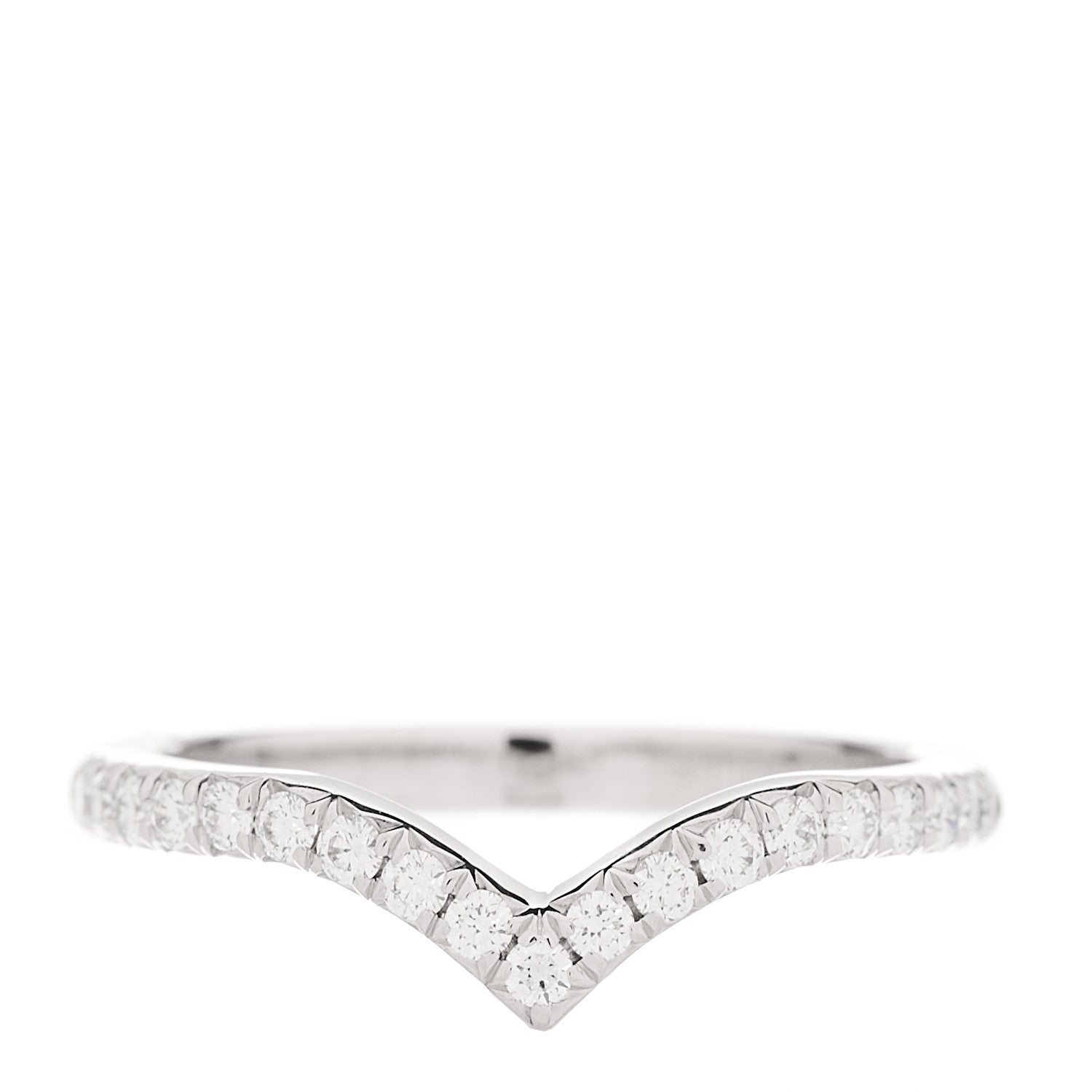 Tiffany Platinum Diamond Soleste V Band Ring 47 4 1 of 4