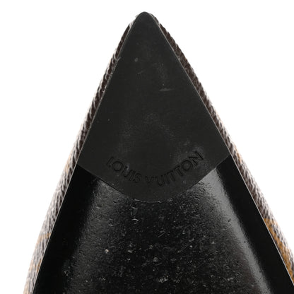 Louis Vuitton Monogram Cherie Pumps 38 Black 6 of 12