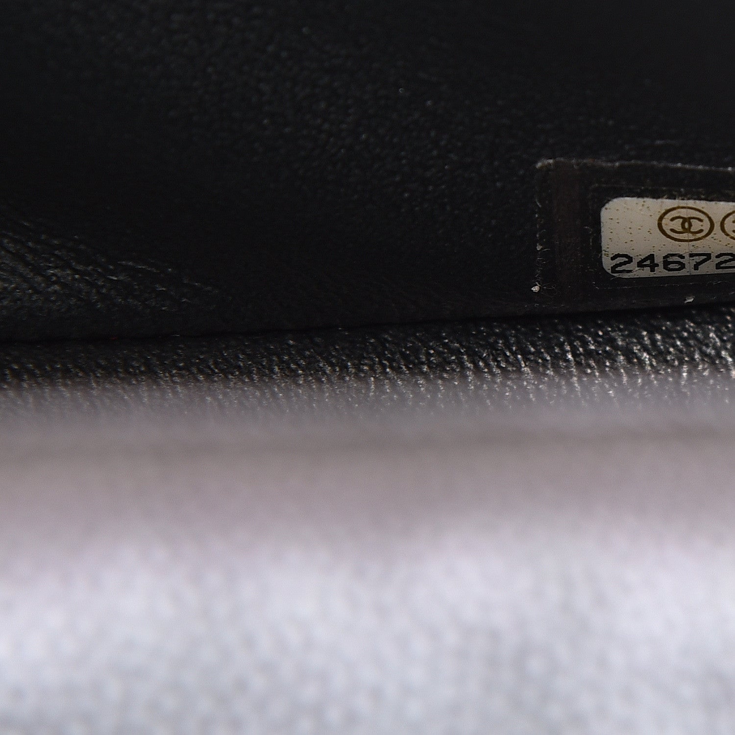 Chanel Iridescent Caviar Chevron Quilted Mini Rectangular Flap Black 6 of 10