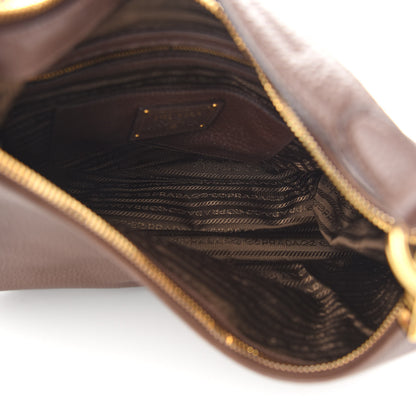 Prada Vitello Daino Hobo Cacao 5 of 11