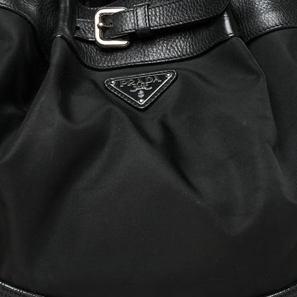 Prada Nylon Vela Bucket Bag Black 6 of 12
