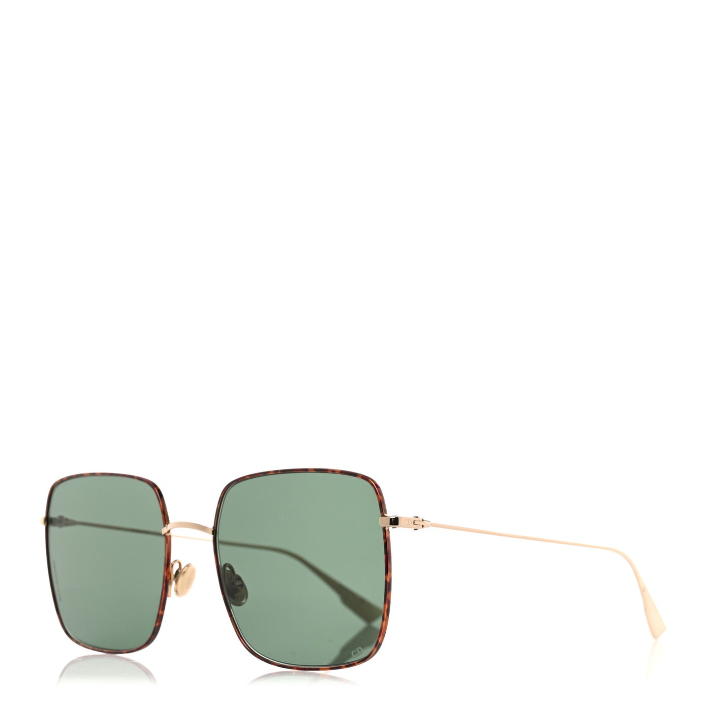 Metal DiorStellaire 1 Sunglasses Rose Gold Green
