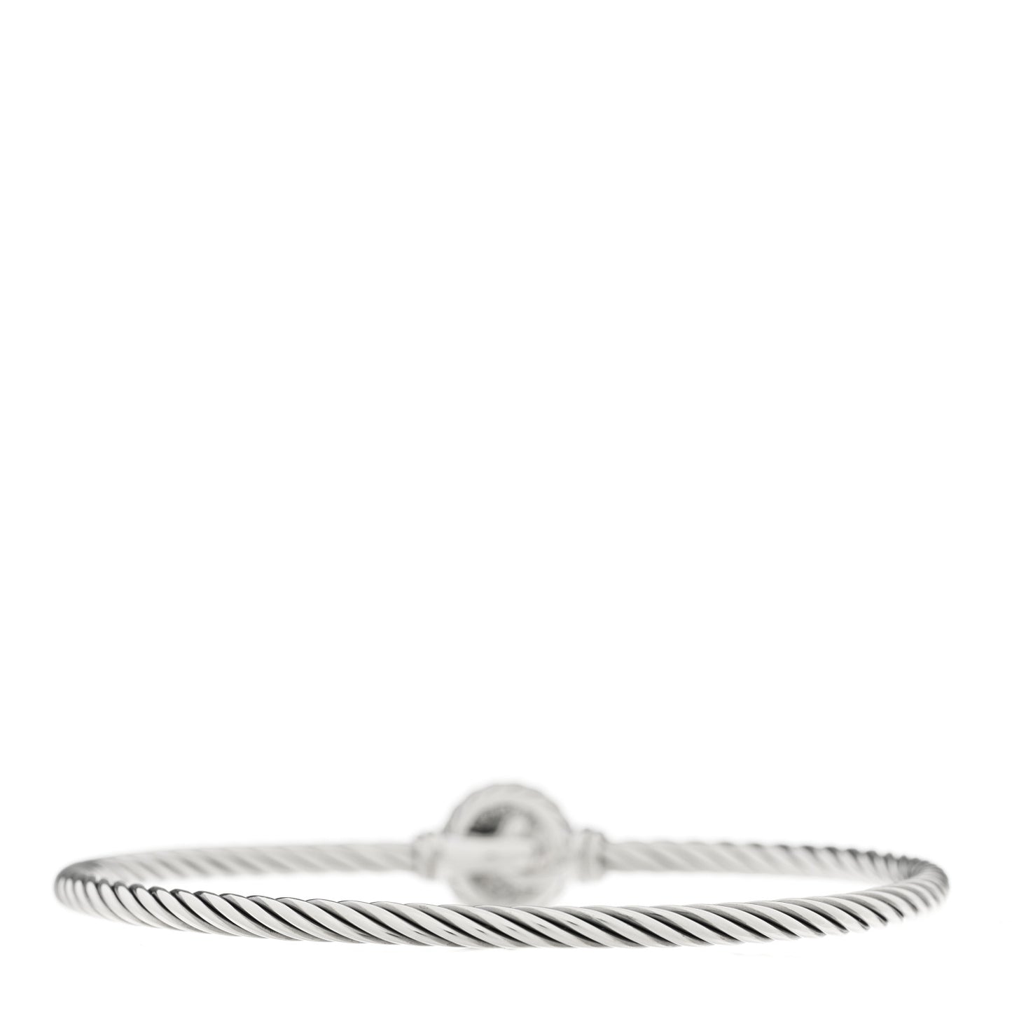 Sterling Silver Pearl 3mm Chatelaine Bracelet