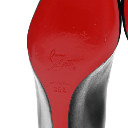 Christian Louboutin Shiny Nappa Pipina 55 Wedges 35.5 Black 6 of 10