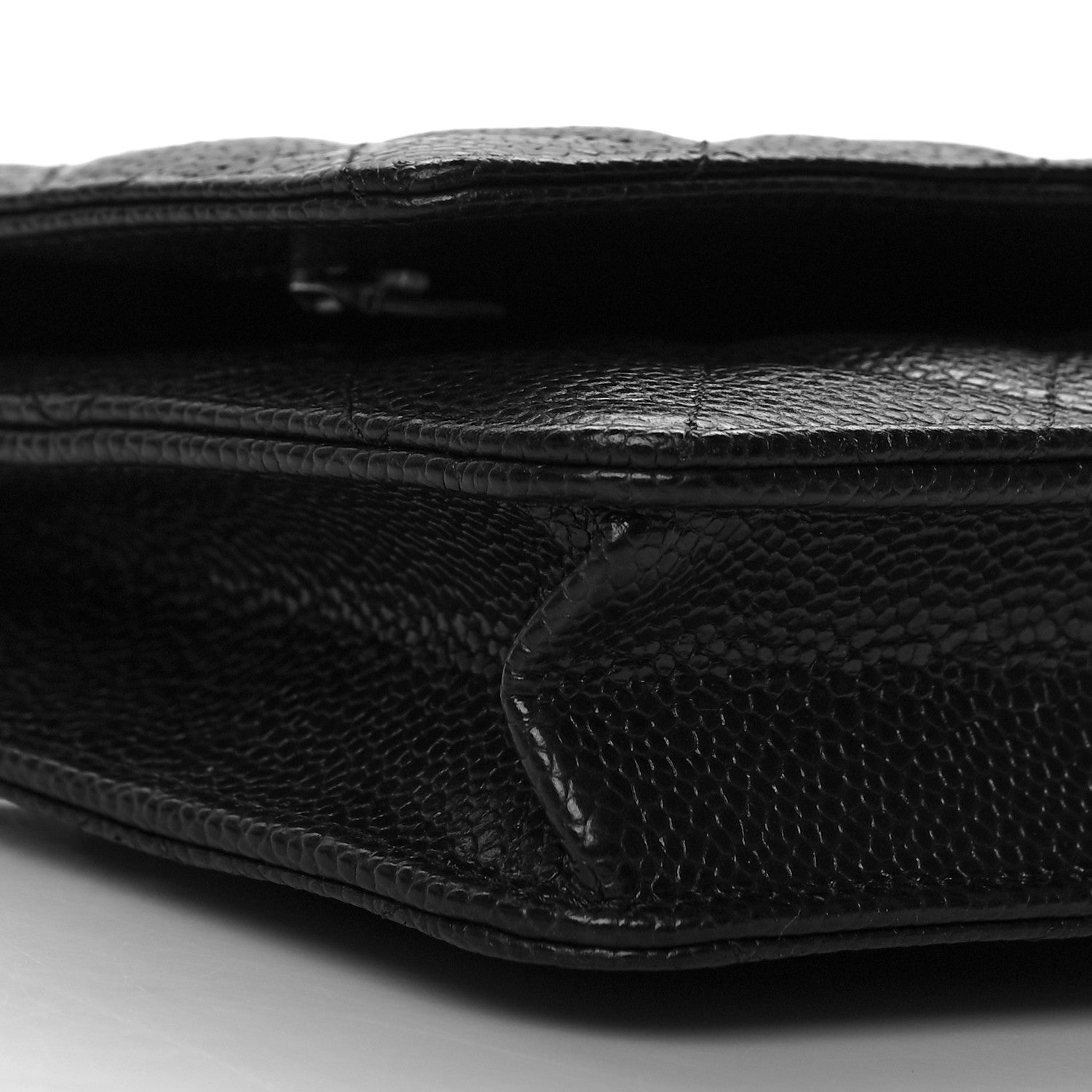 Chanel Caviar Quilted Wallet On Chain WOC Black 9 of 10