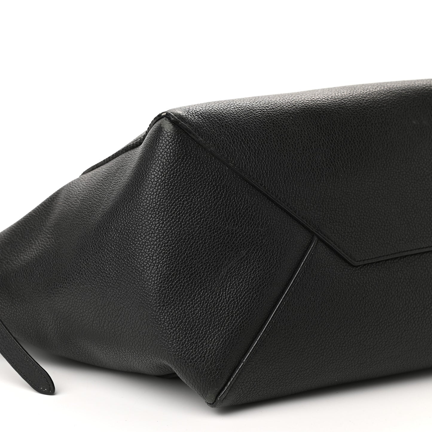 Soft Grained Calfskin Medium Cabas Phantom Black