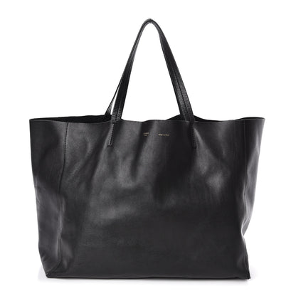 Celine Lambskin Horizontal Cabas Black 1 of 16