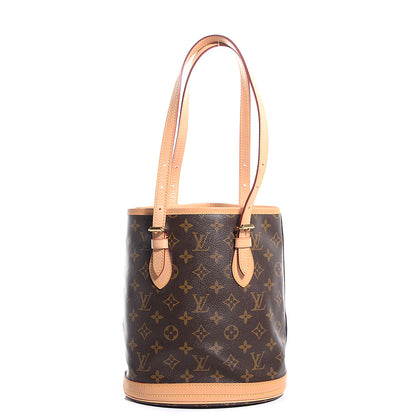 Louis Vuitton Monogram Petit Bucket 23 1 of 7