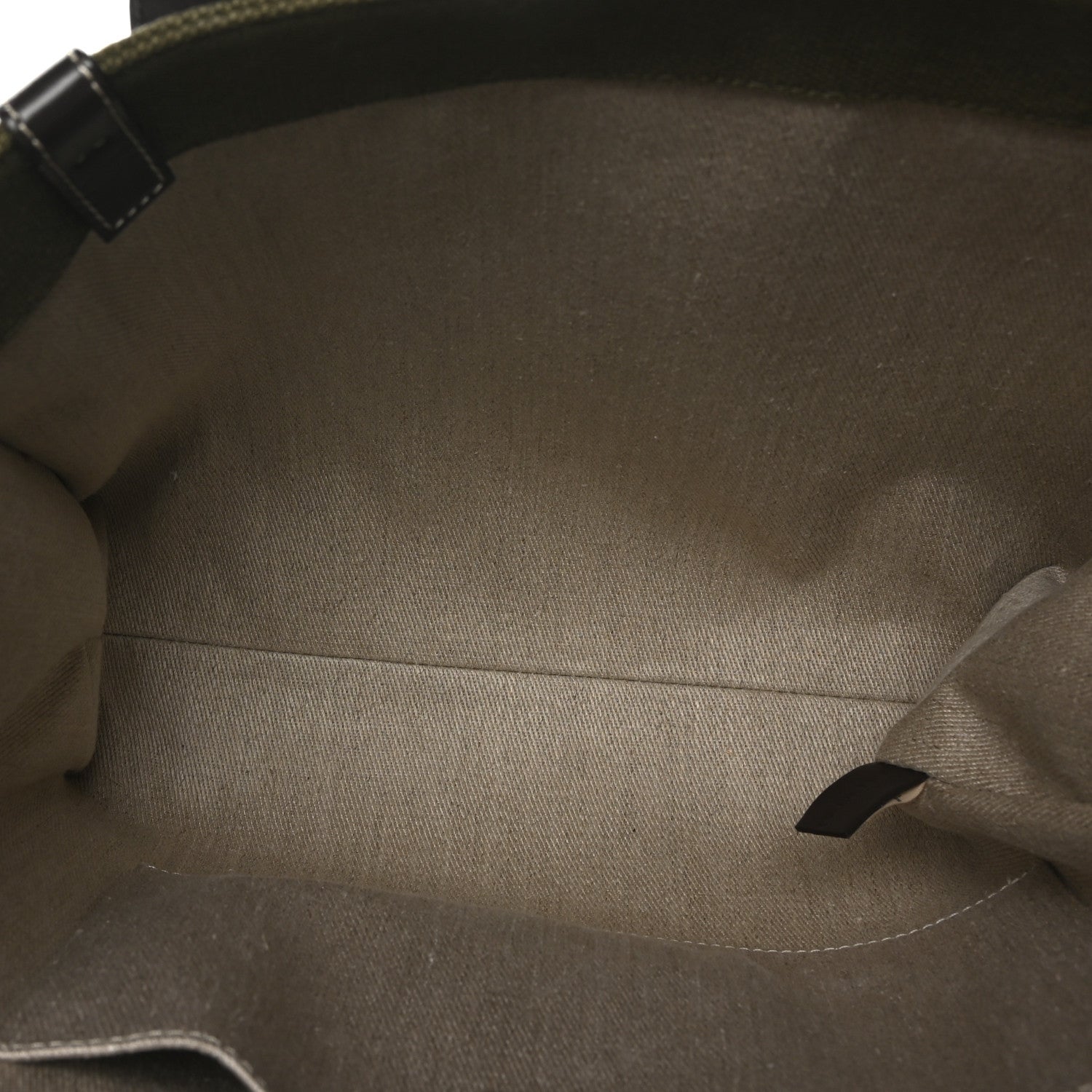 Chloe Linen Calfskin Medium Woody Tote Warm Green 5 of 10