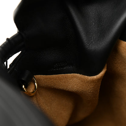 Loewe Calfskin Mini Flamenco Knot Clutch Black 7 of 8