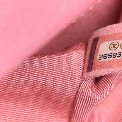 Chanel Caviar Chevron Quilted Small Boy Flap Dark Pink 9 of 10