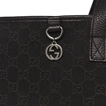 Gucci Nylon Monogram Large Tote Dark Brown 13 of 14
