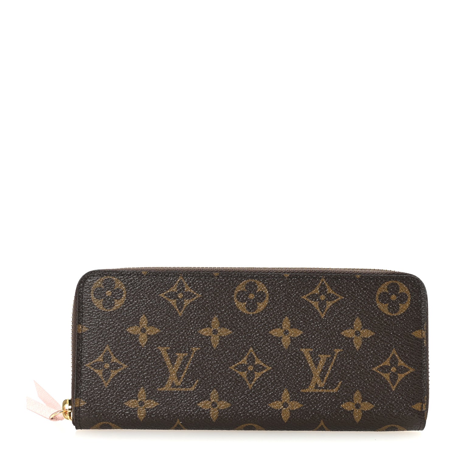 Louis Vuitton Monogram Clemence Wallet Rose Ballerine 1 of 7