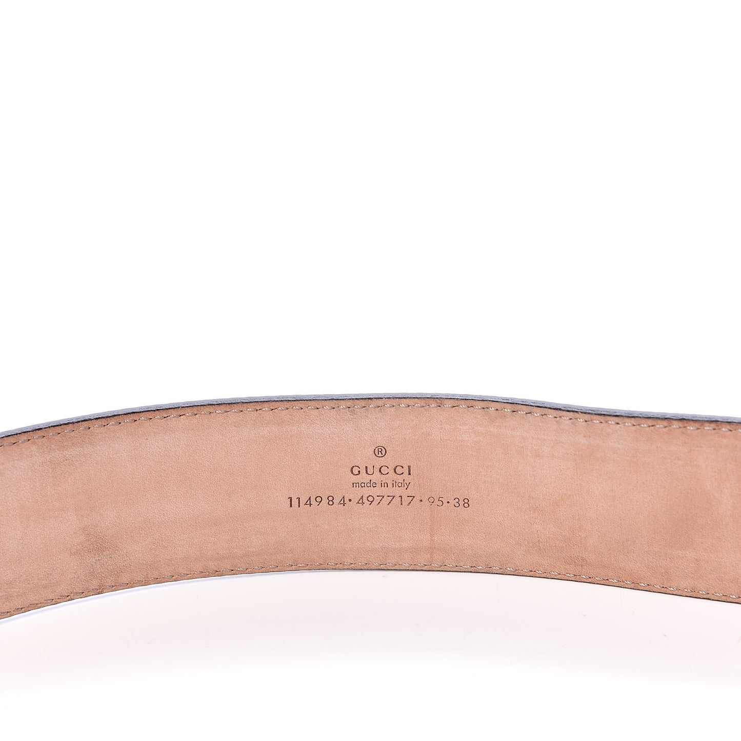Calfskin Web Interlocking G Belt 95 38 Black