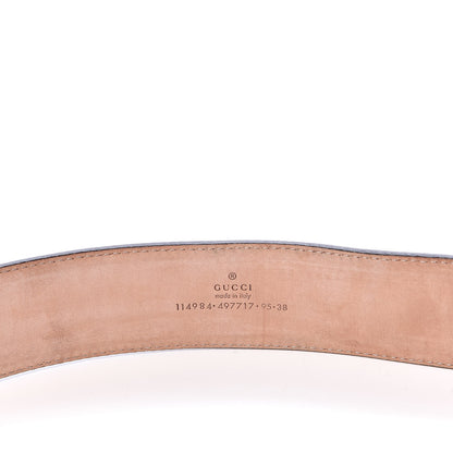 Gucci Calfskin Web Interlocking G Belt 95 38 Black 6 of 6