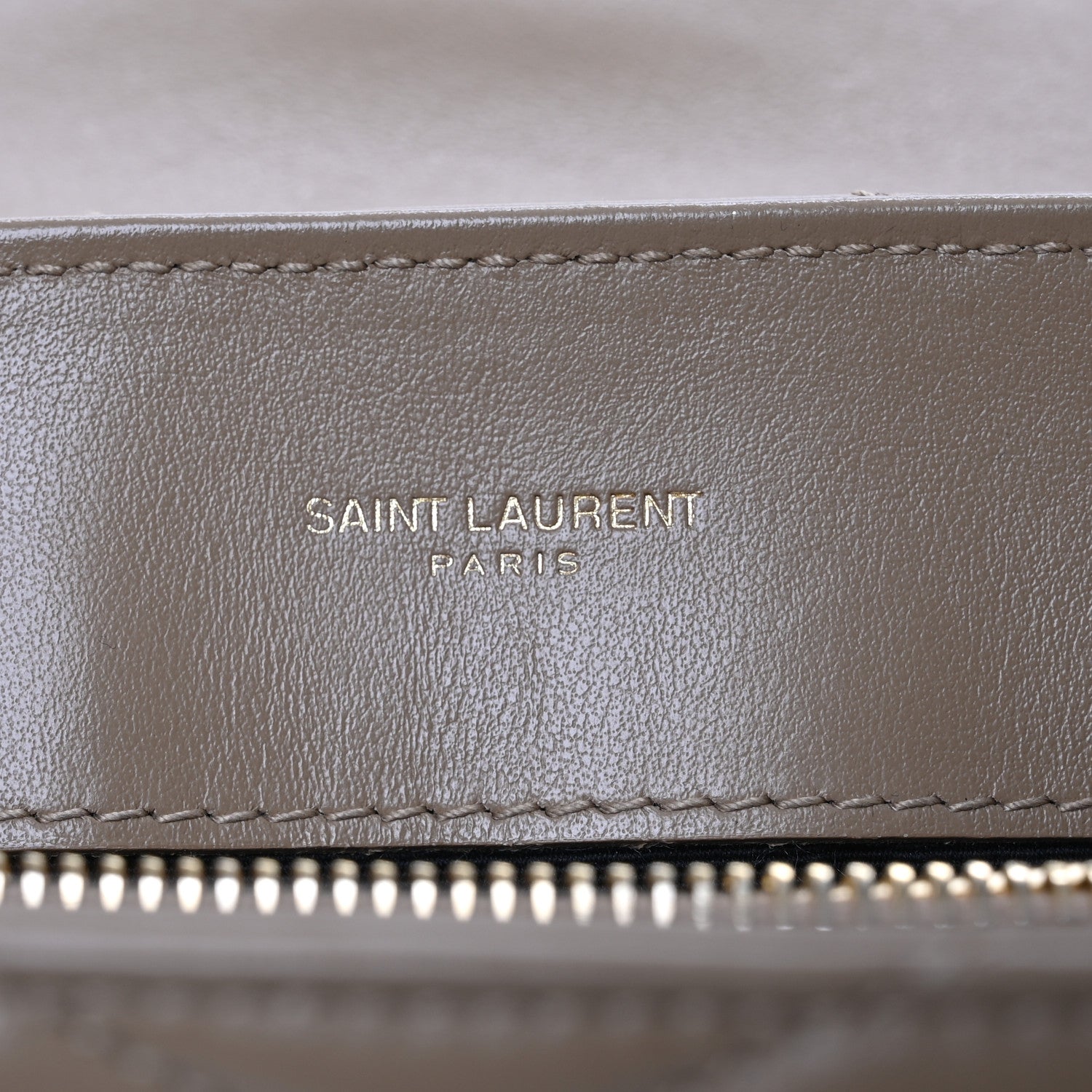 Saint Laurent Calfskin Y Quilted Monogram Medium Loulou Chain Satchel Dark Latte 6 of 12