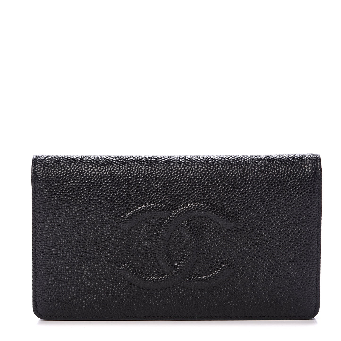 Caviar Timeless CC Yen Wallet Black