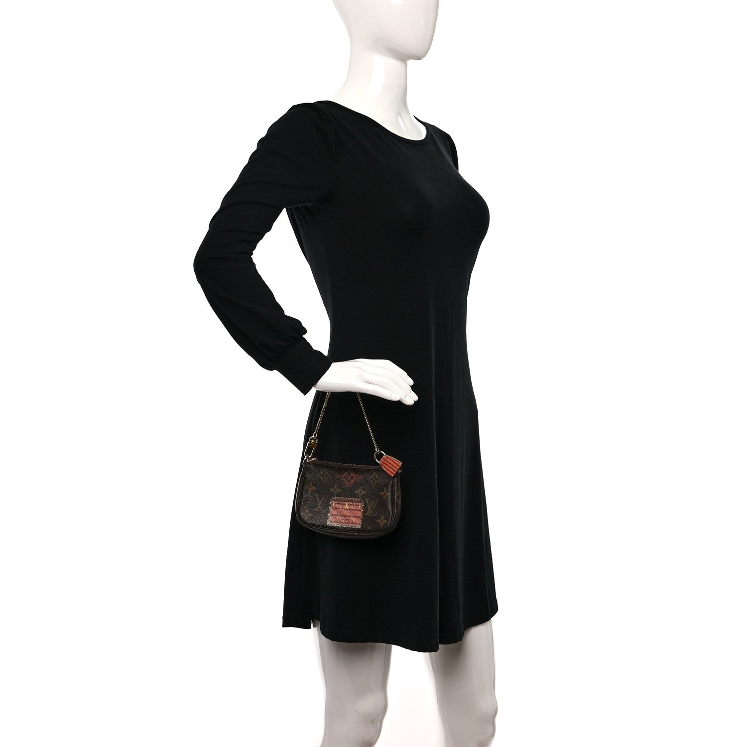 Louis Vuitton Monogram Trunks and Locks Mini Pochette Accessories 2 of 8