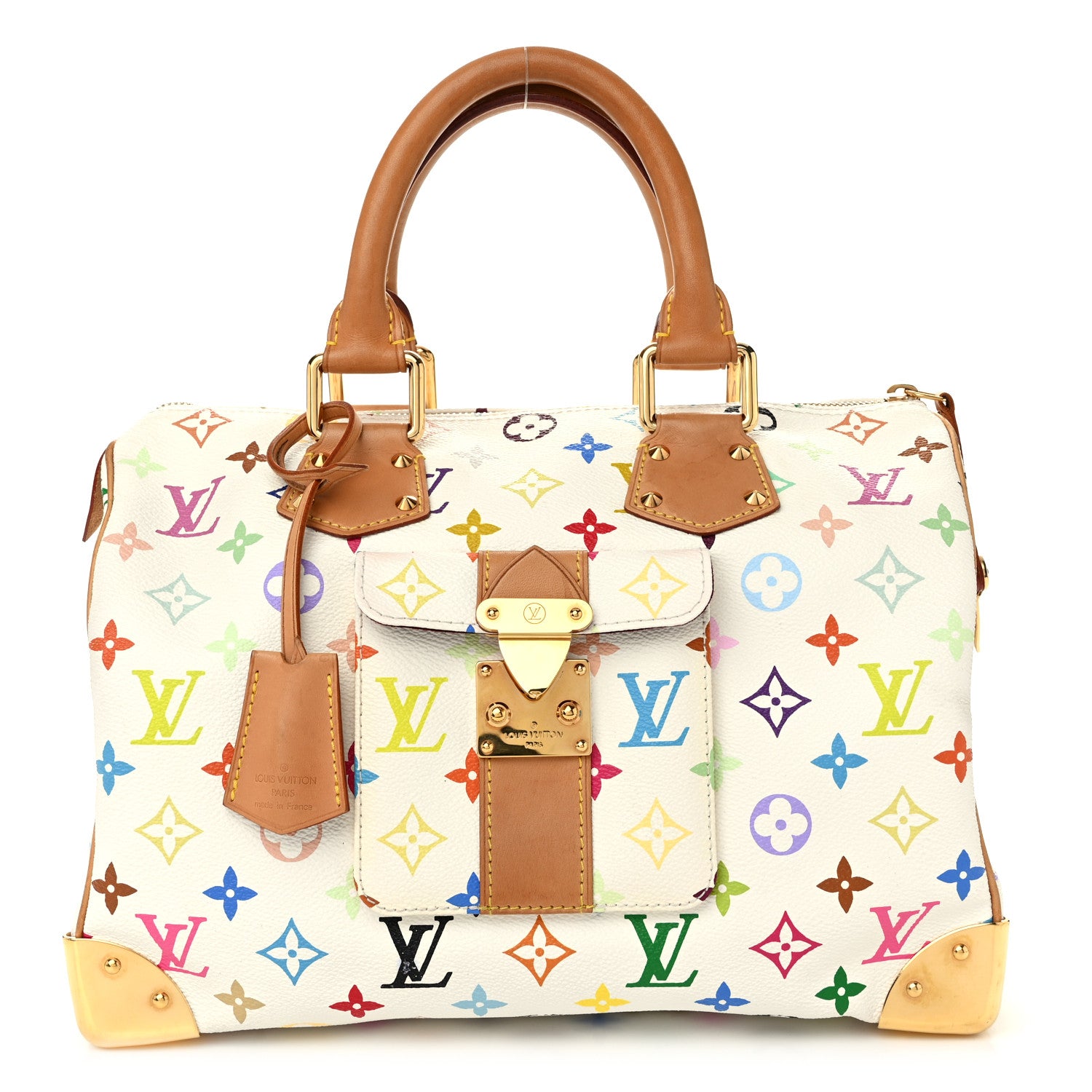 Louis Vuitton Monogram Multicolor Speedy 30 White 1 of 9