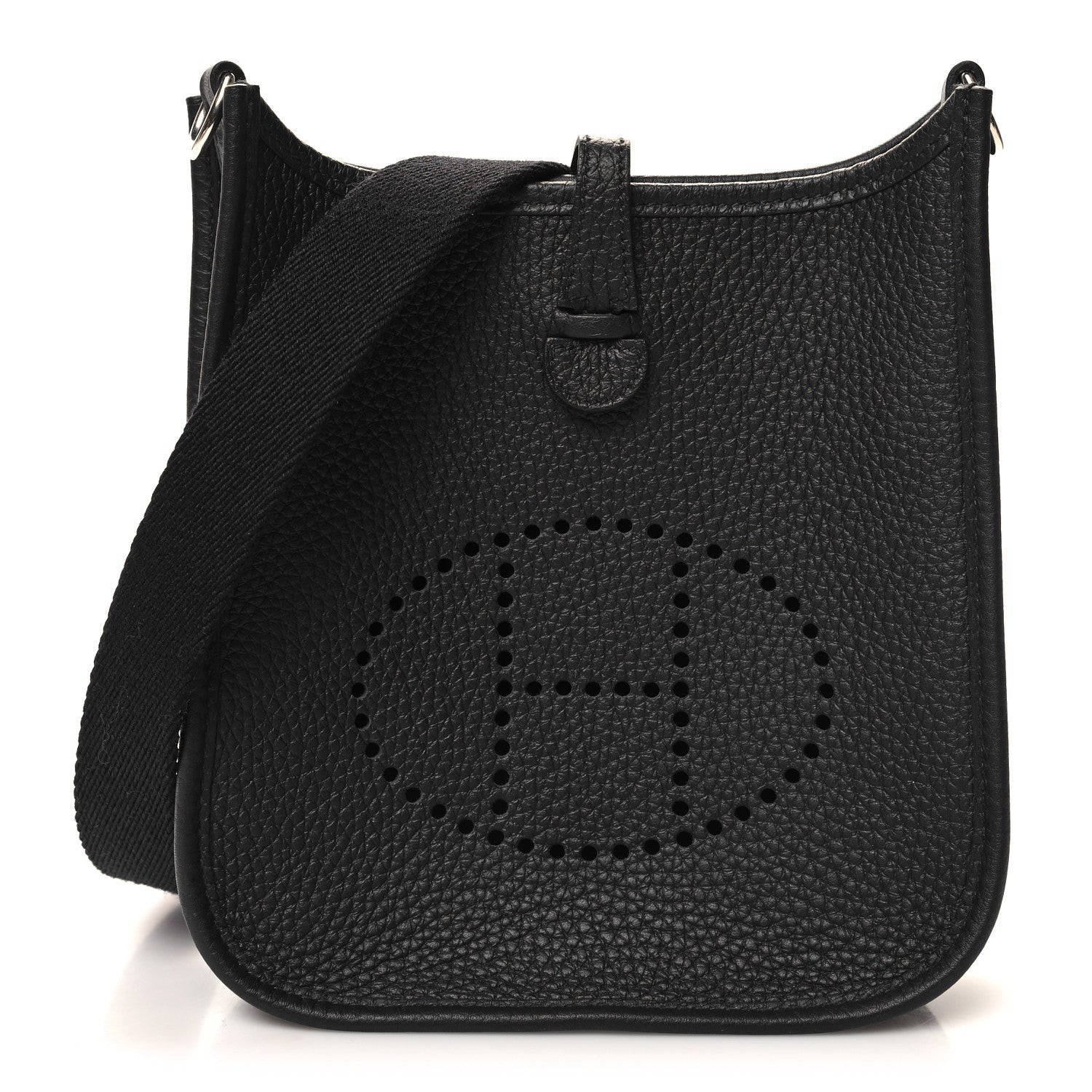 Hermes Taurillon Clemence Evelyne TPM Black 1 of 11