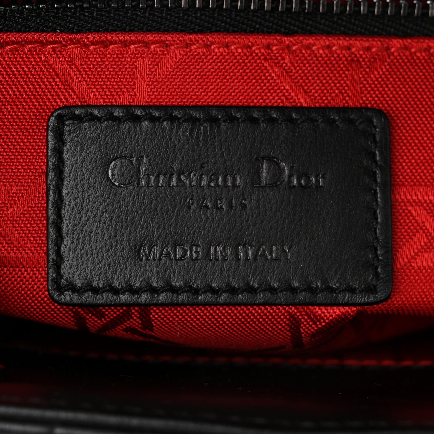 Lambskin Cannage Small My ABCDior Lady Dior Black