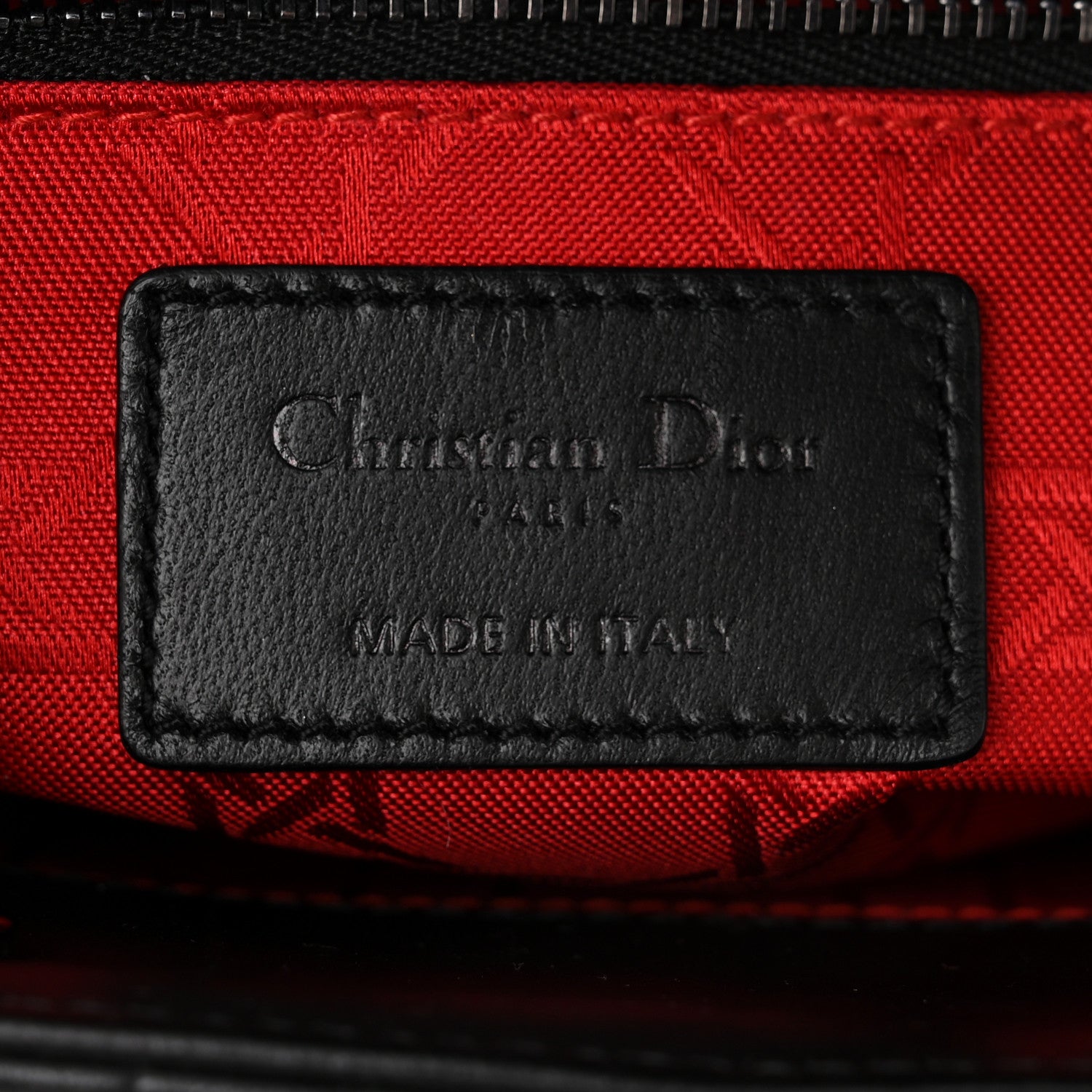 Christian Dior Lambskin Cannage Small My ABCDior Lady Dior Black 6 of 10