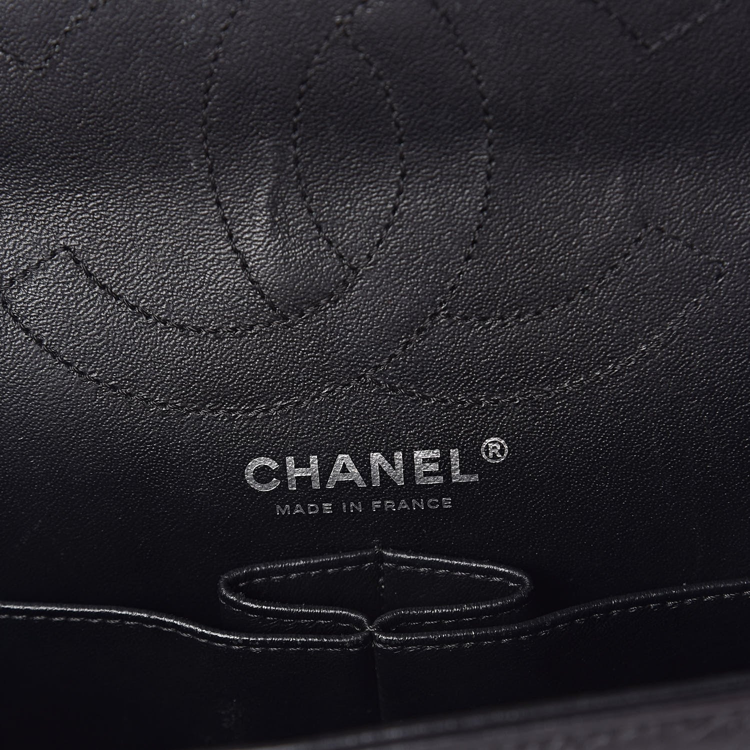 Chanel Aged Calfskin Chevron Quilted 2.55 Reissue 226 So Black 6 of 11