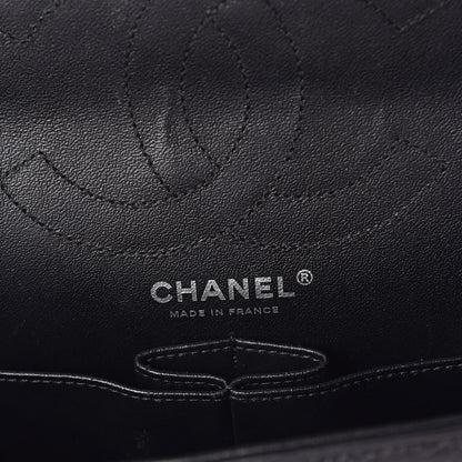 Chanel Aged Calfskin Chevron Quilted 2.55 Reissue 226 So Black 6 of 11