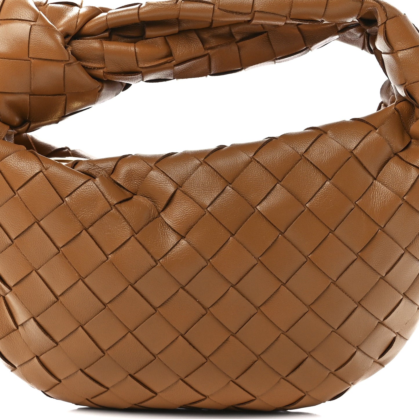 Nappa Intrecciato Mini Jodie Caramel
