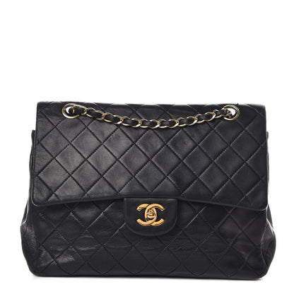 Chanel Lambskin Quilted Medium Double Flap Black 1 of 27