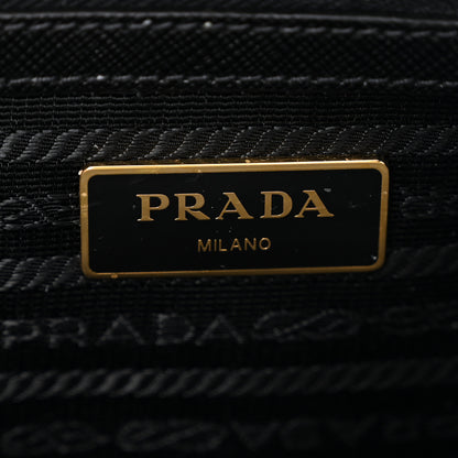 Prada Saffiano Small Galleria Double Zip Tote Black 6 of 12