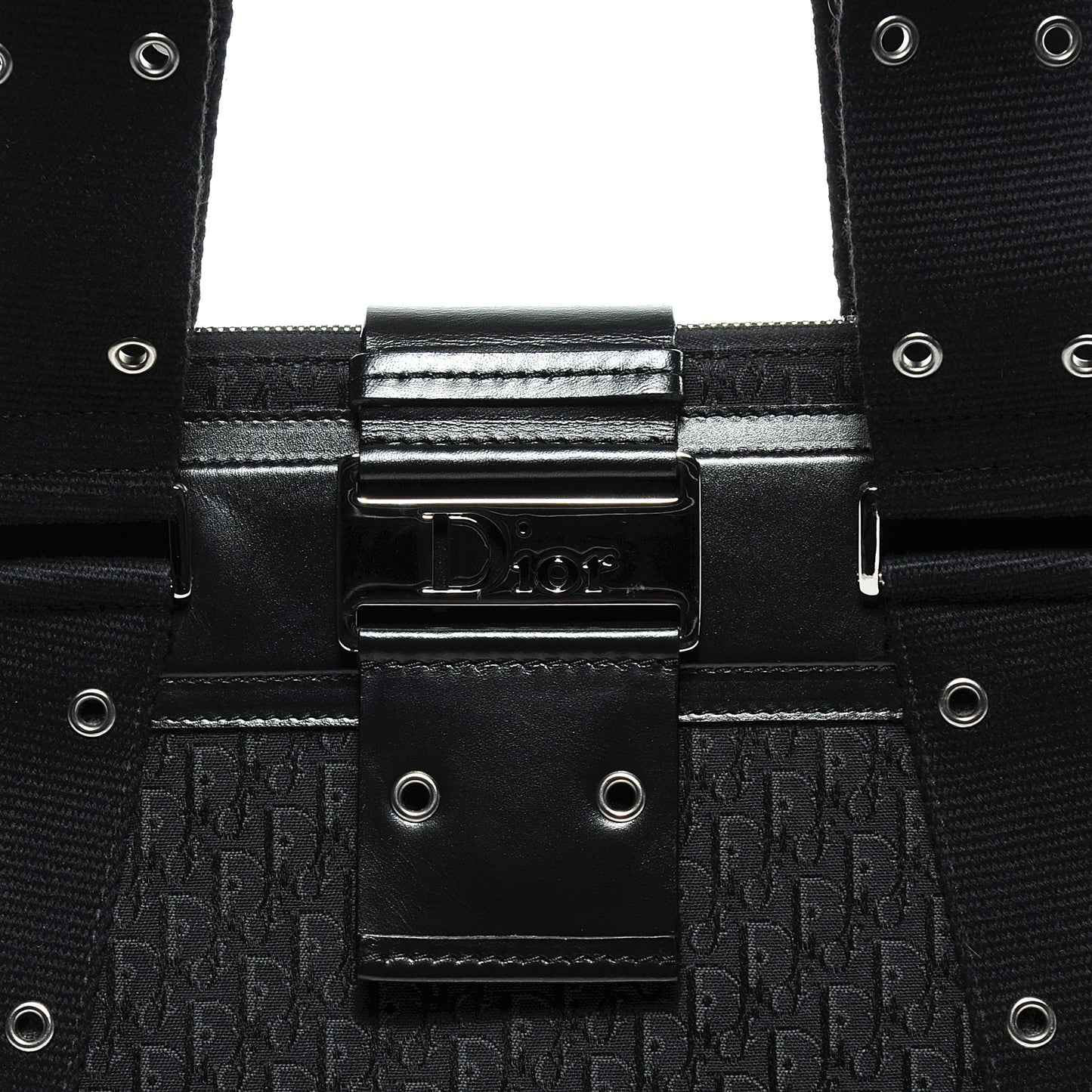 Canvas Diorissimo Tote Black