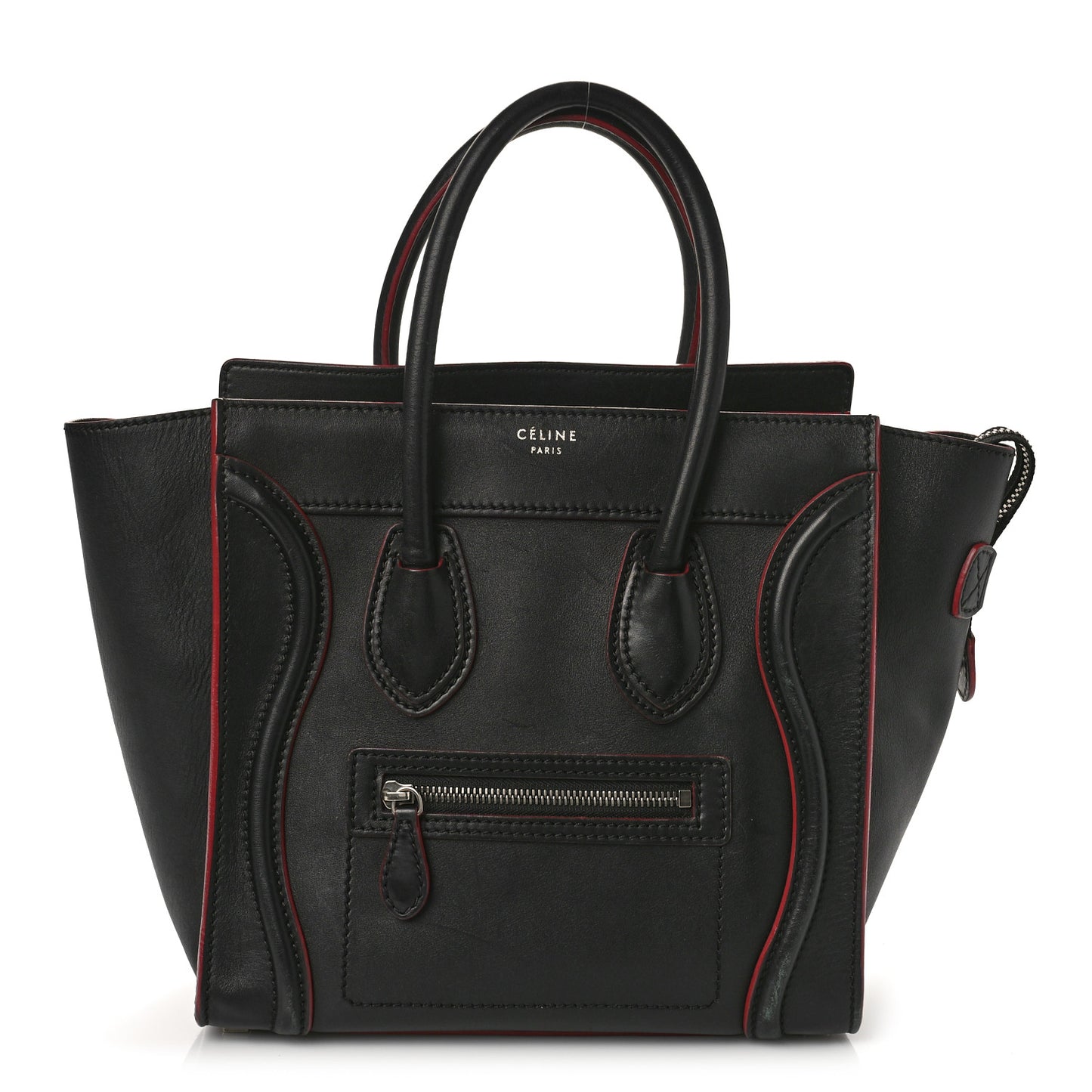 Smooth Calfskin Micro Luggage Black