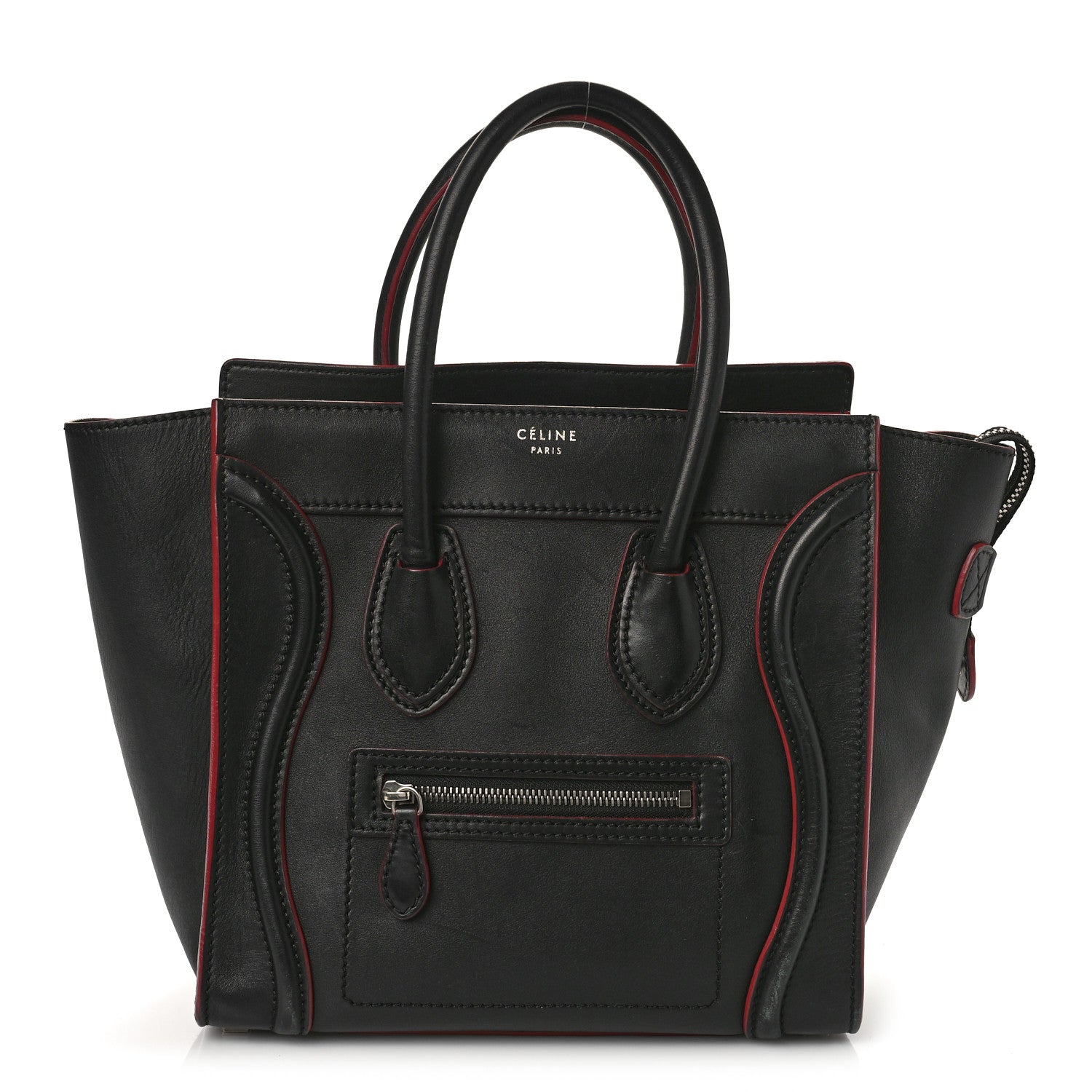 Celine Smooth Calfskin Micro Luggage Black 1 of 8