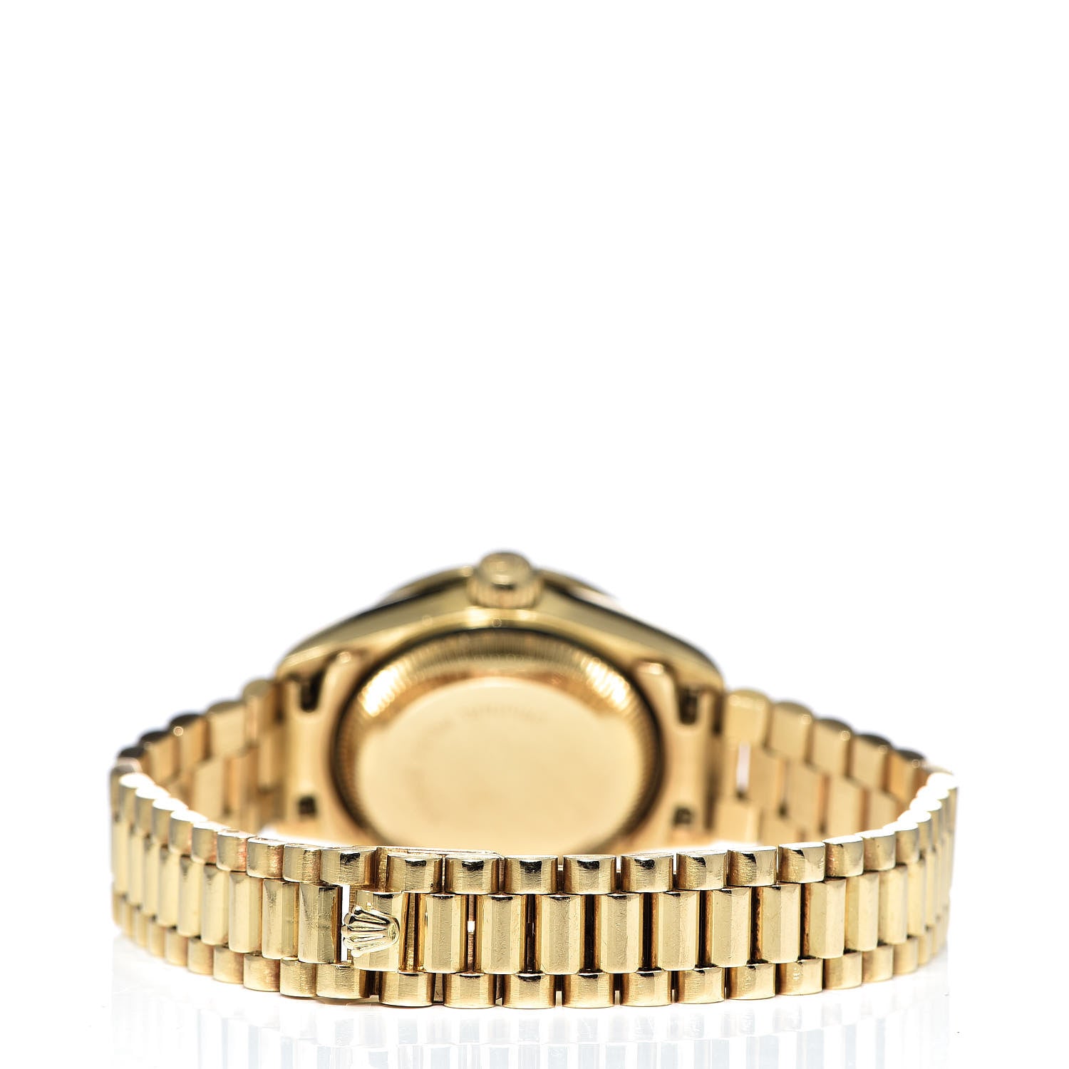 Rolex 18K Yellow Gold Diamond 26mm Datejust President Watch Champagne 69138 4 of 9
