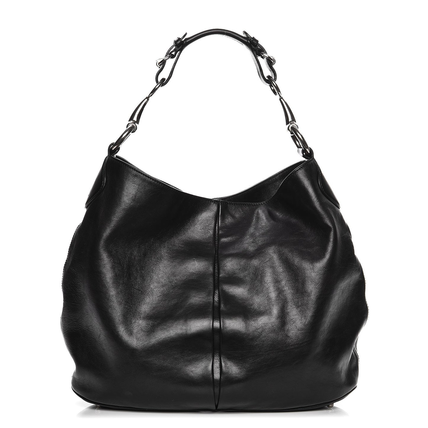 Soft Calfskin Icon Hobo Black