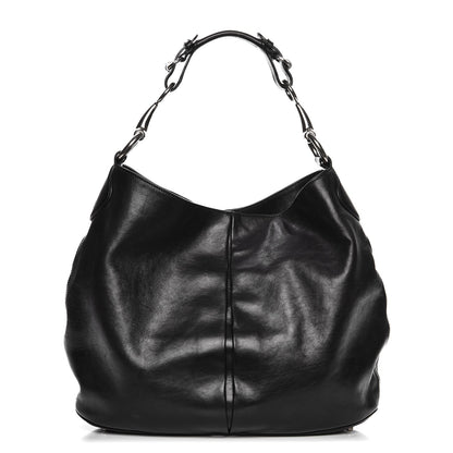Gucci Soft Calfskin Icon Hobo Black 1 of 10