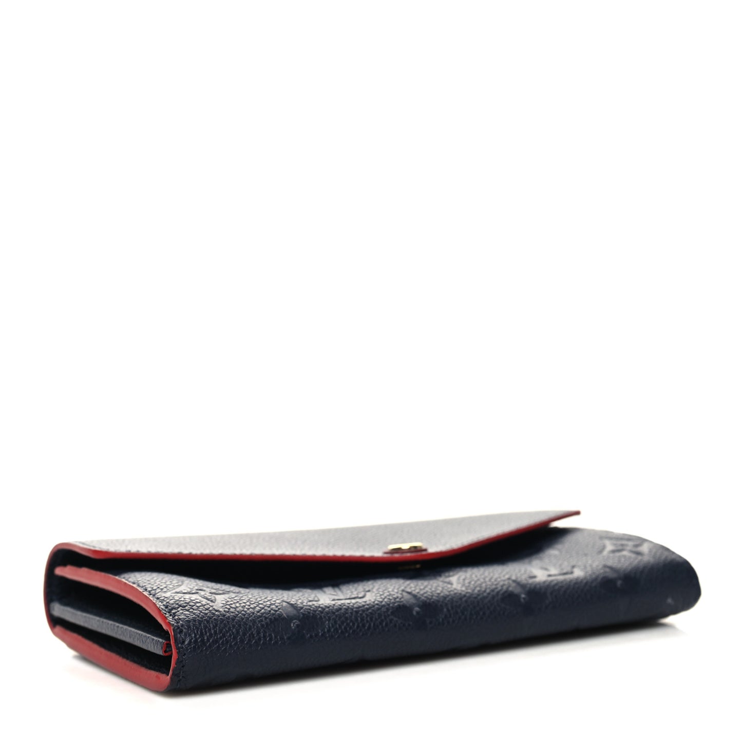 Empreinte Sarah Wallet NM Marine Rouge