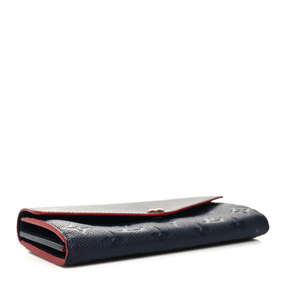 Louis Vuitton Empreinte Sarah Wallet NM Marine Rouge 4 of 9
