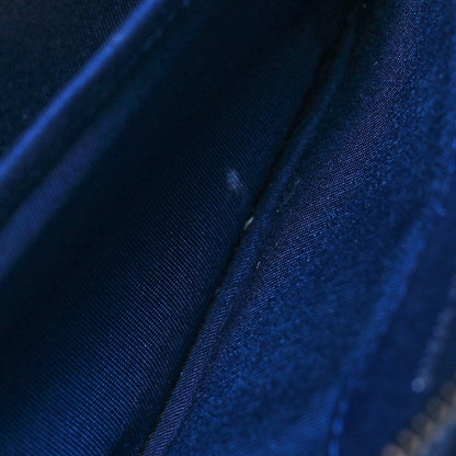Chanel Iridescent Calfskin Quilted Long Zip Around Wallet Blue 11 of 11