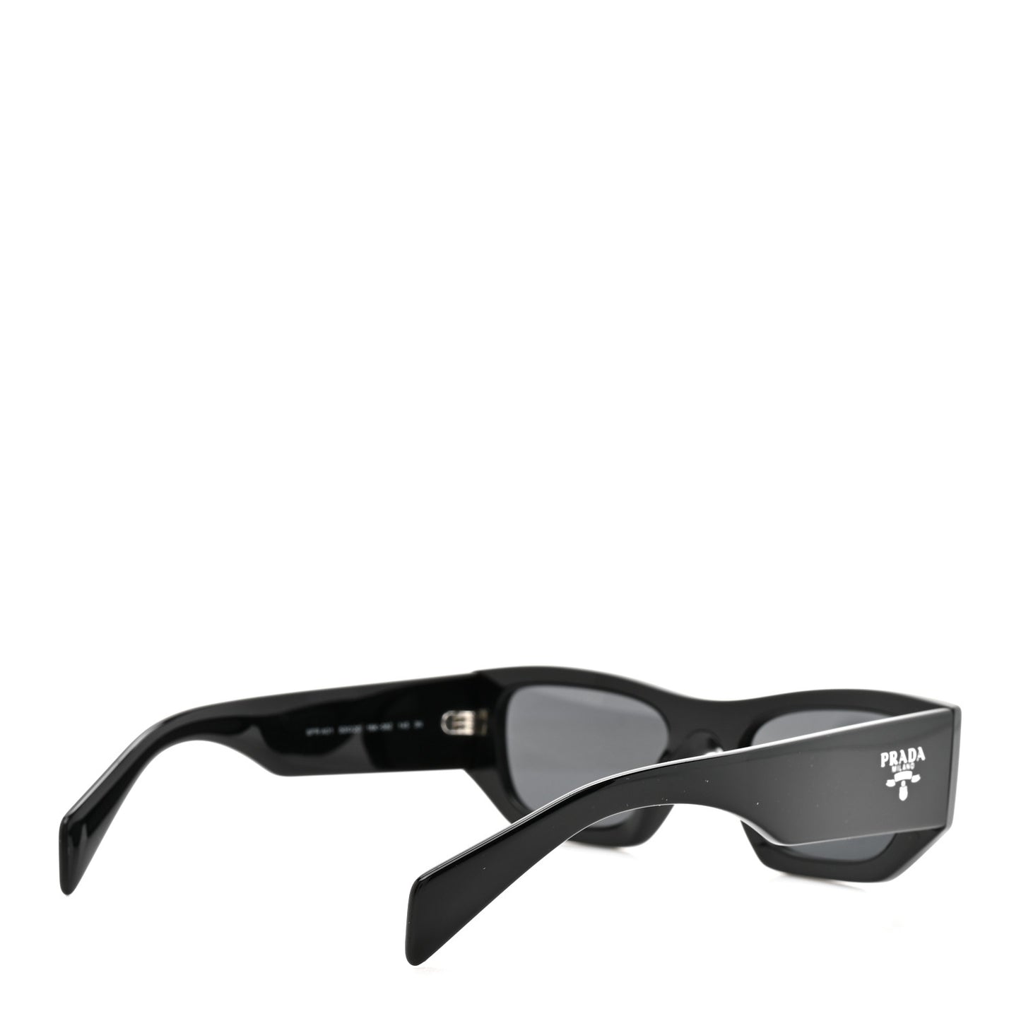 Acetate Pillow Sunglasses SPR A01 Black