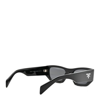 Prada Acetate Pillow Sunglasses SPR A01 Black 4 of 8