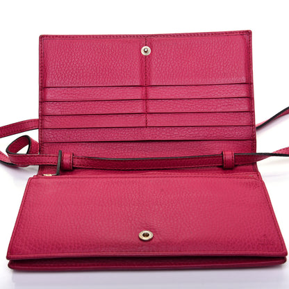 Gucci Dollar Calfskin Mini Swing Wallet Bag Blossom 9 of 10