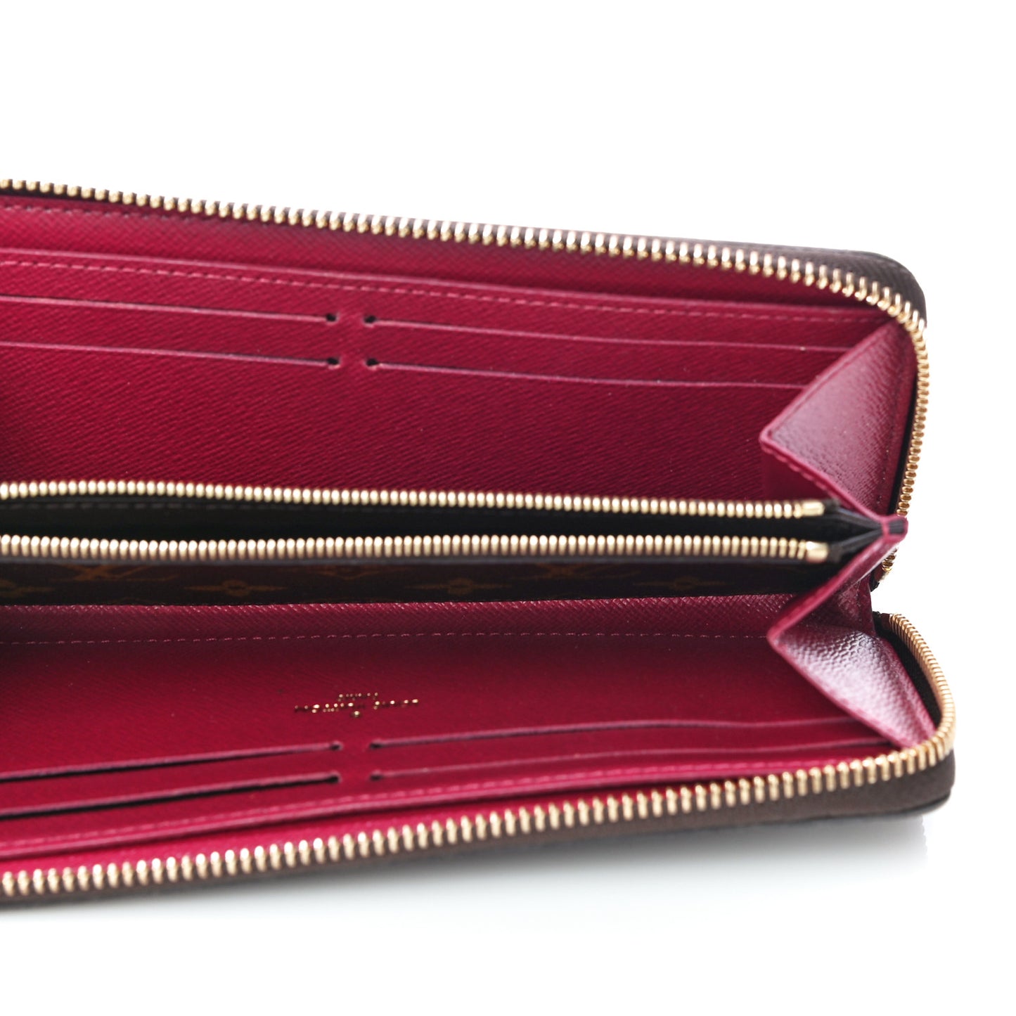Monogram Clemence Wallet Fuchsia